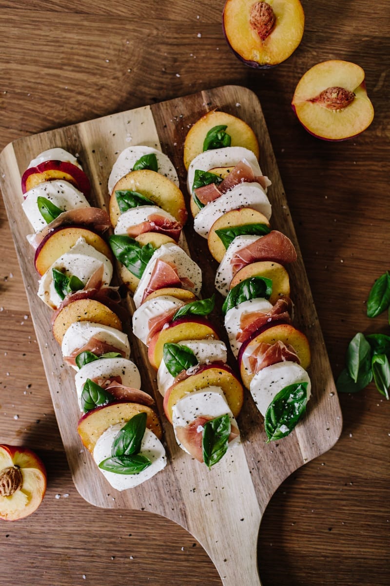 Peach Caprese Salad — Wit & Delight