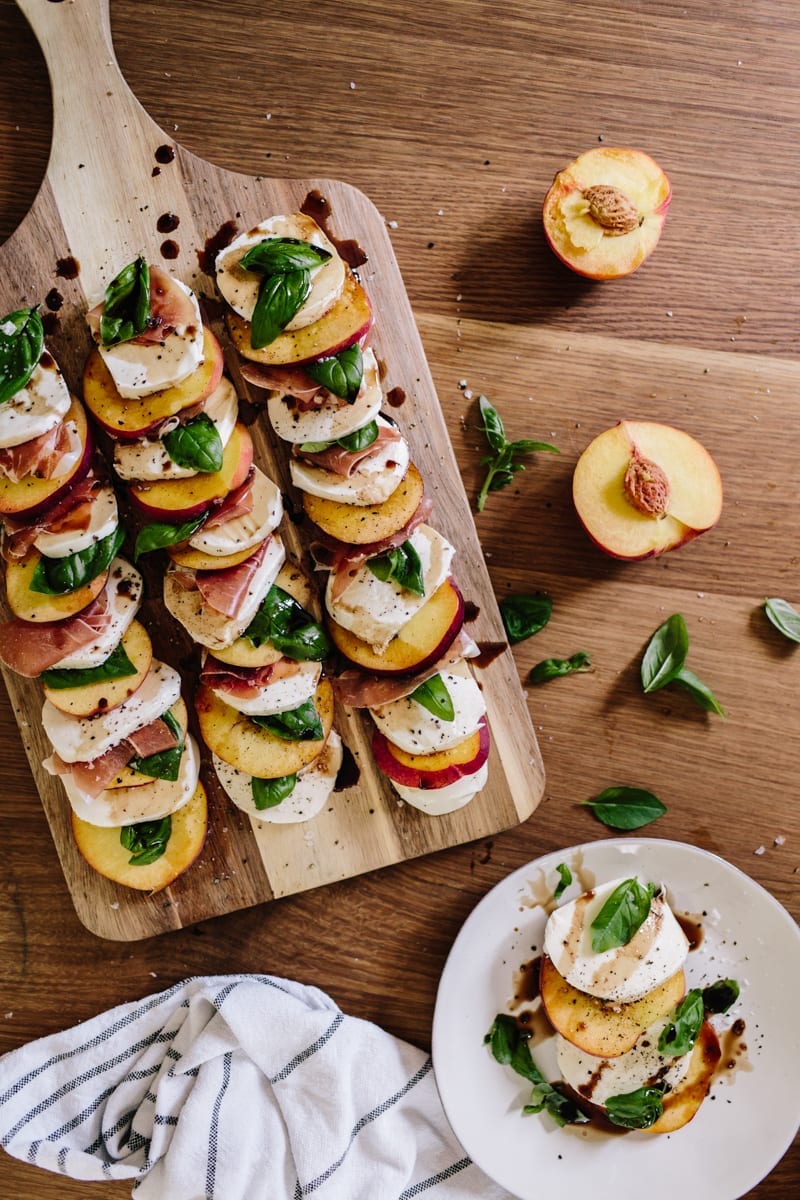 Peach Caprese Salad — Wit & Delight