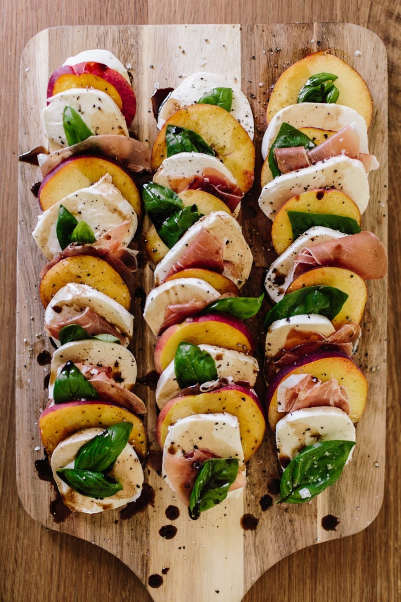 Peach Caprese Salad — Wit & Delight